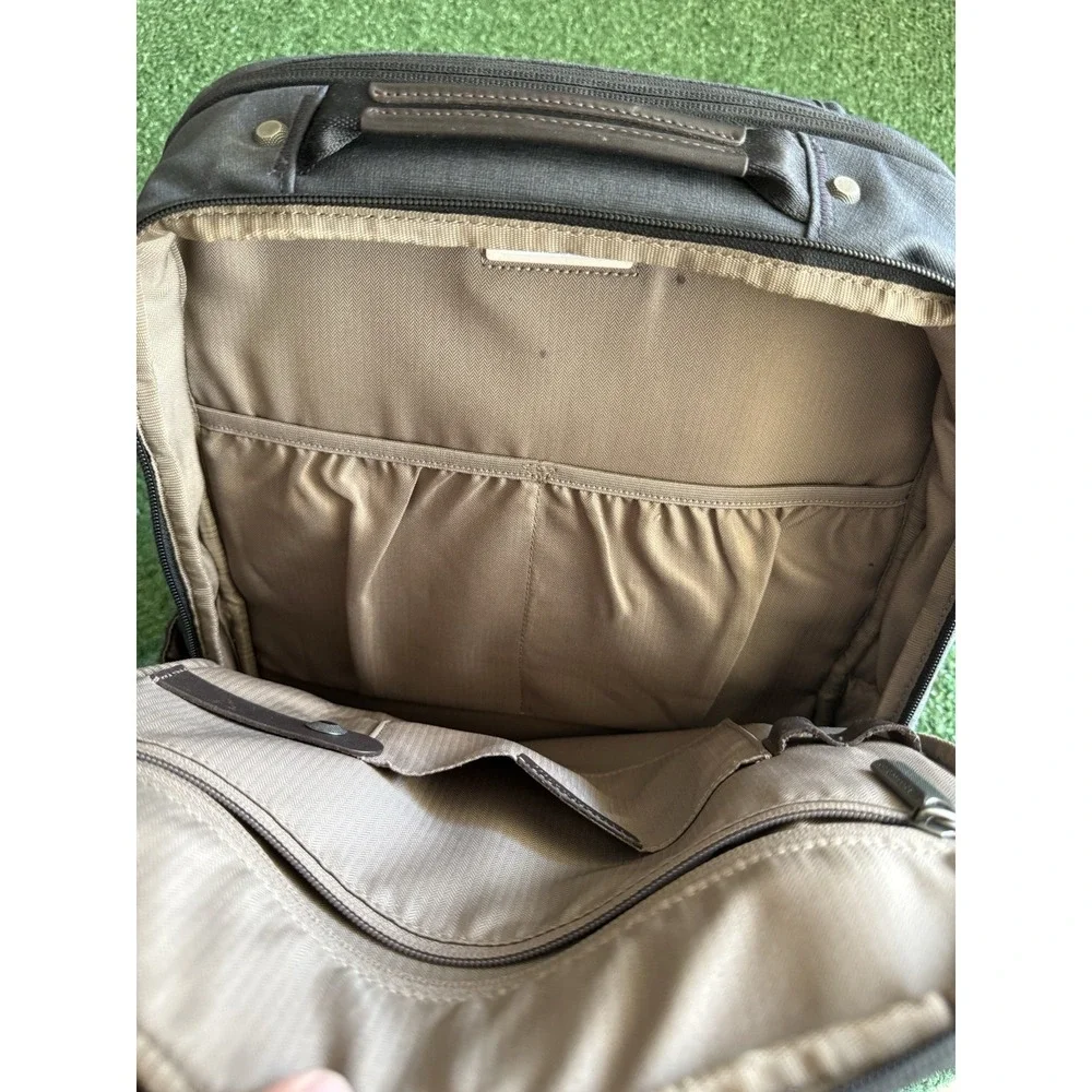 Briggs & Riley Kinzie Street Medium Backpack, Navy Blue/Grey W/RFID shield